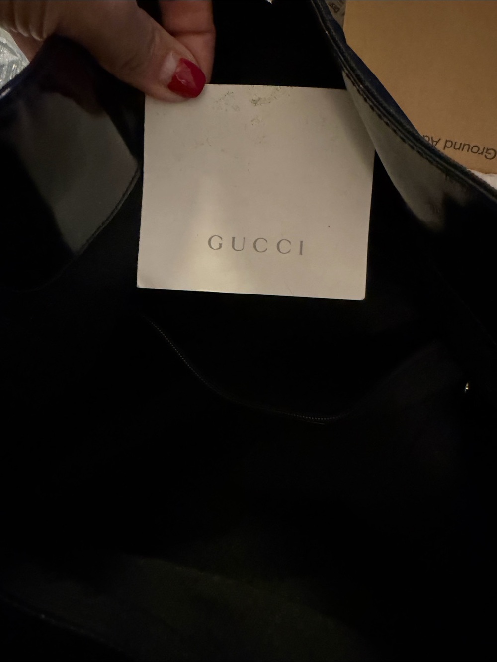 Gucci Women’s Black Shoulder Bag with Bamboo Handle and Shoulder strap - Picture 5 of 12